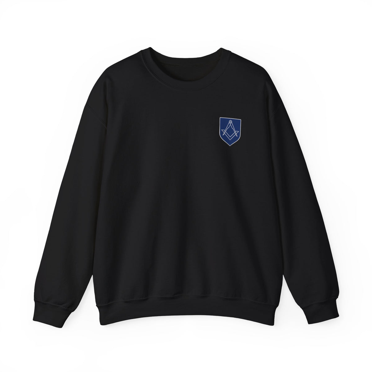 Master Mason Blue Lodge Sweatshirt - Silver Square & Compasses - Bricks Masons