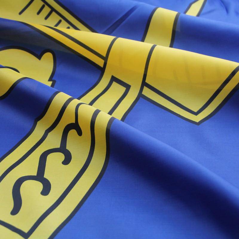 Master Mason Blue Lodge Flag - Gold & blue - Bricks Masons
