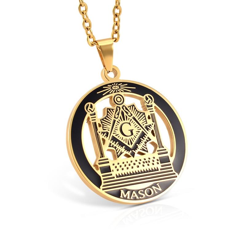 Master Mason Blue Lodge Necklace - Pillars Lodge - Bricks Masons