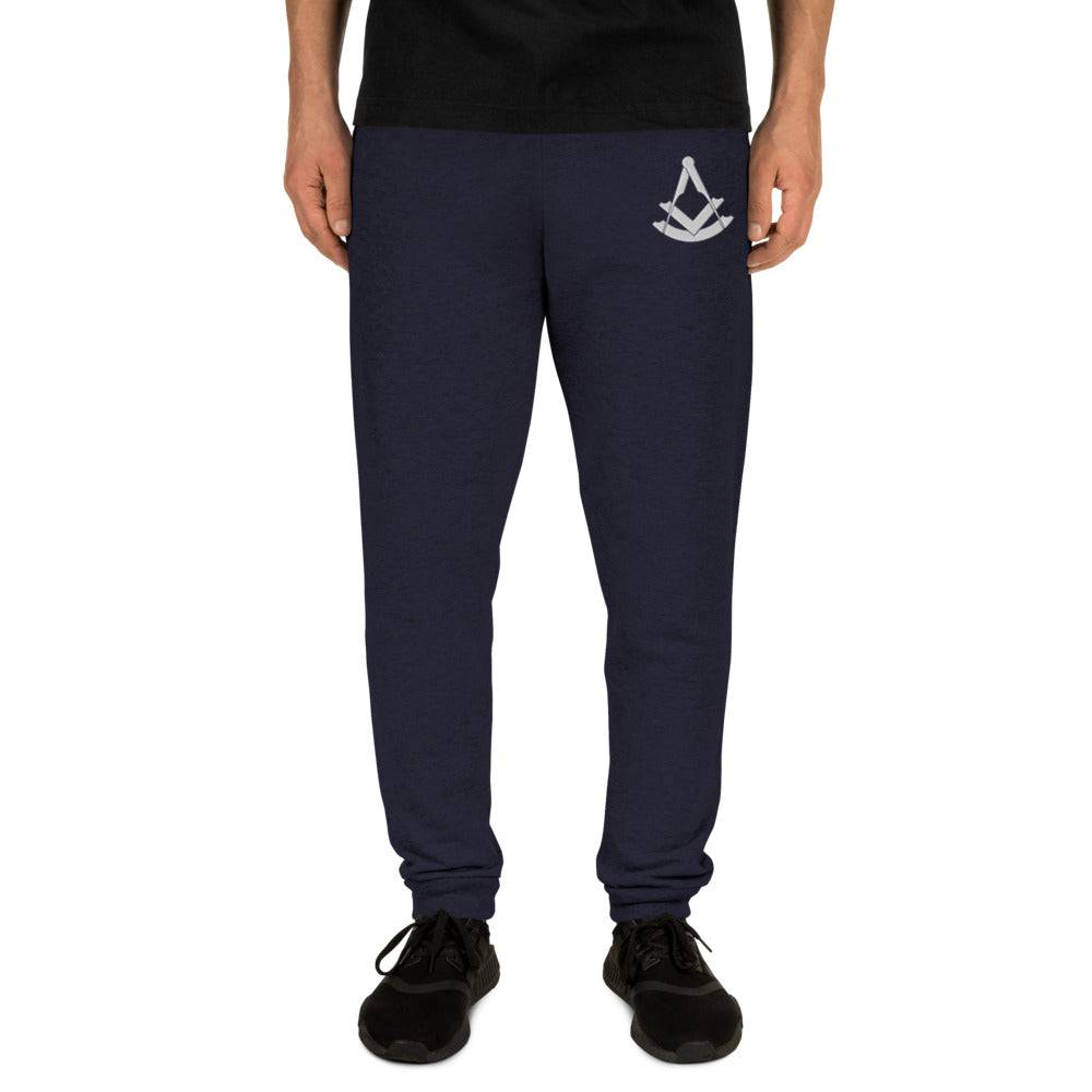 Past Master Blue Lodge Jogger - Embroidery - Bricks Masons