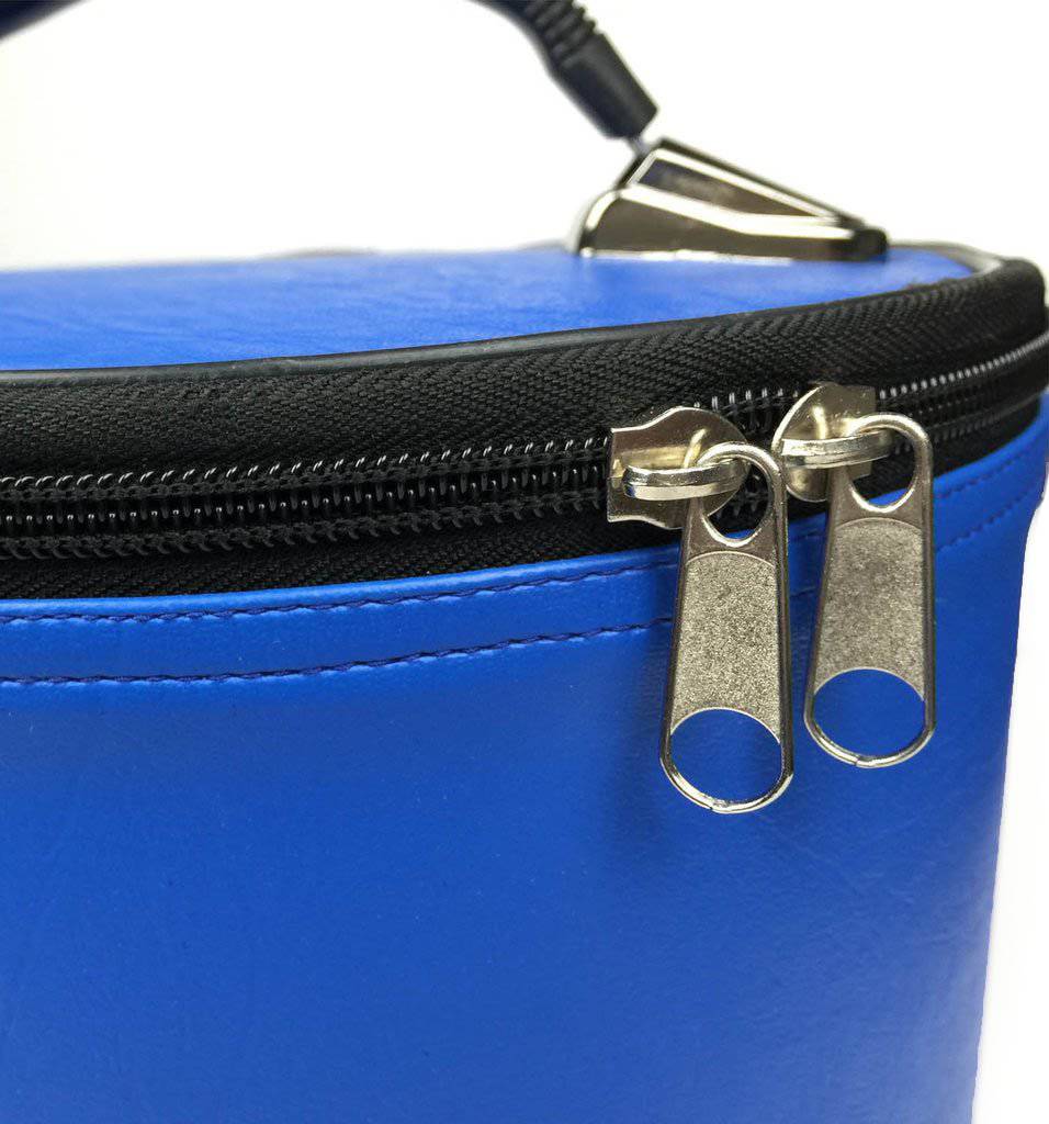 Universal Fez Case - Imitation Blue Leather