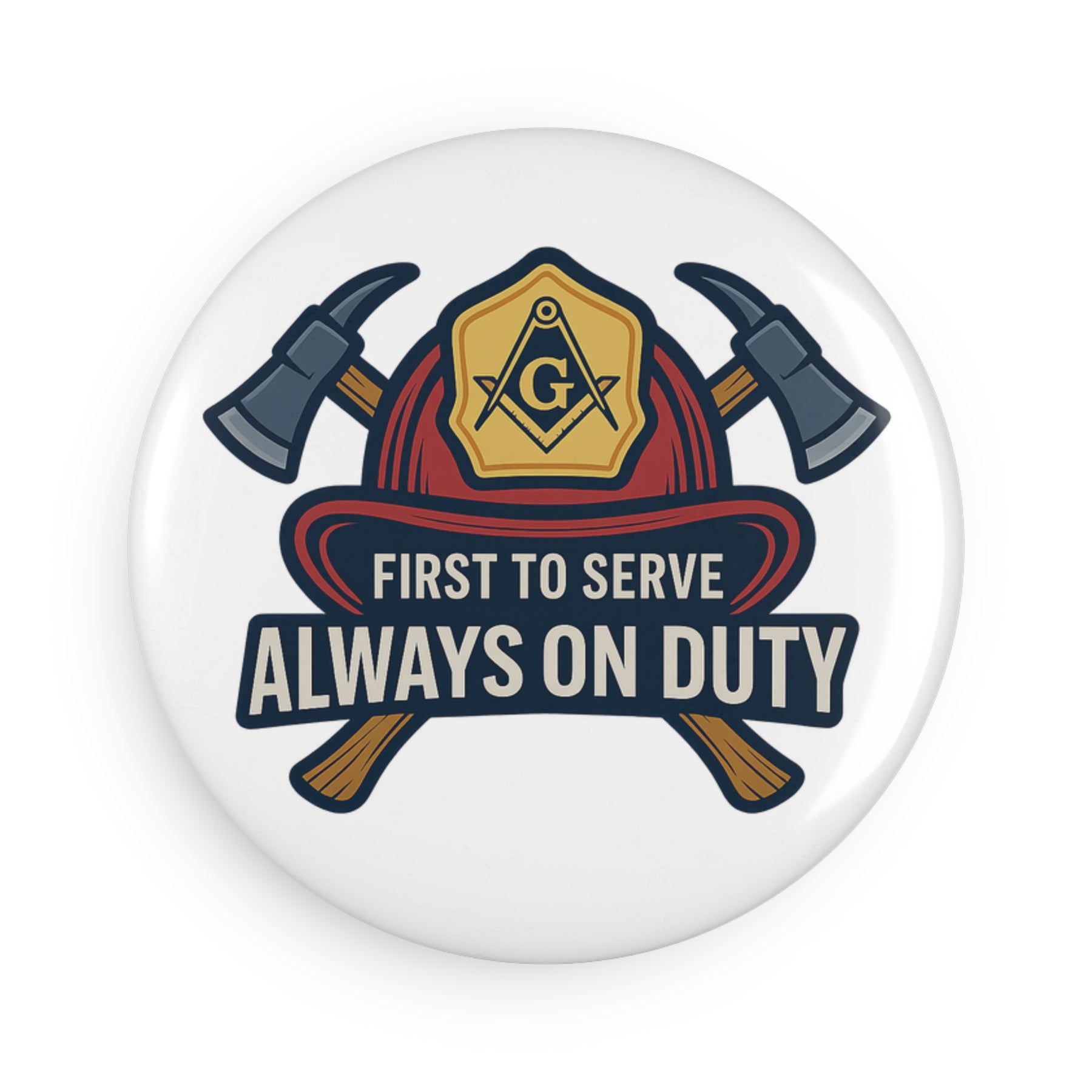 Master Mason Blue Lodge Magnet - Decorative Refrigerator - Bricks Masons