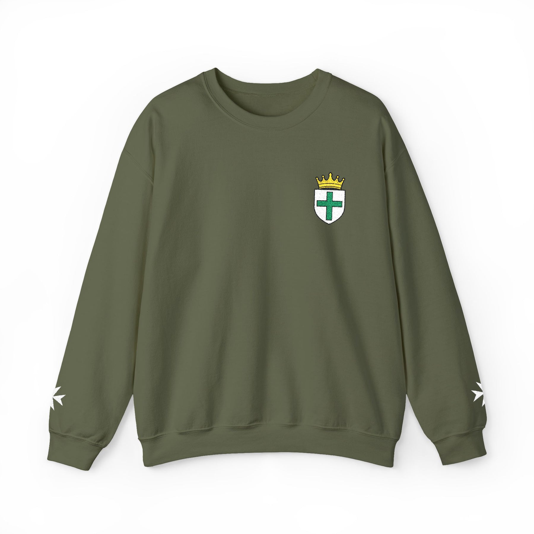 Order of Saint Lazarus Sweatshirt - Crewneck Front Design - Bricks Masons