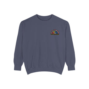International Order of The Rainbow For Girls Sweatshirt - Embroidered Rainbow Star - Bricks Masons