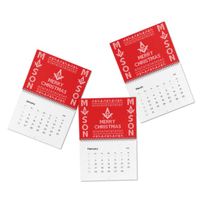 Master Mason Blue Lodge Calendar -  Ugly Merry Christmas Square and Compass G 2025