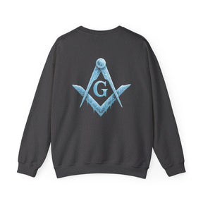 Master Mason Blue Lodge Sweatshirt - Frosty Square & Compass G Design