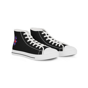 Knight Templar Priests Sneaker - High Top Black & White - Bricks Masons