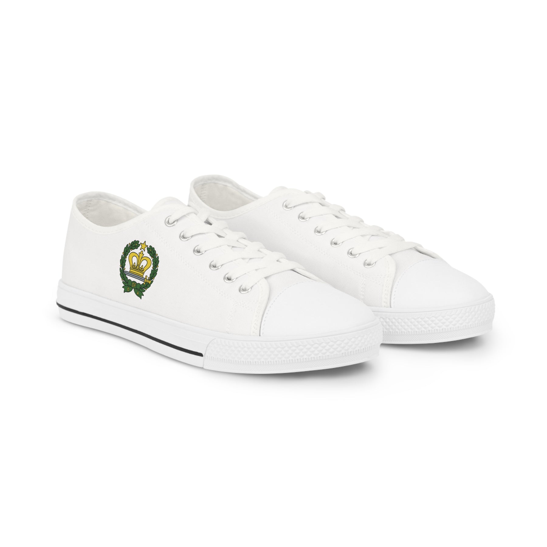 Order of the Amaranth Sneaker - Low Top Sneaker Black & White - Bricks Masons