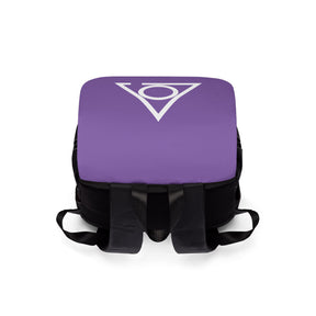 LOCOP Backpack - Purple Resistant Fabric With Adjustable Straps - Bricks Masons