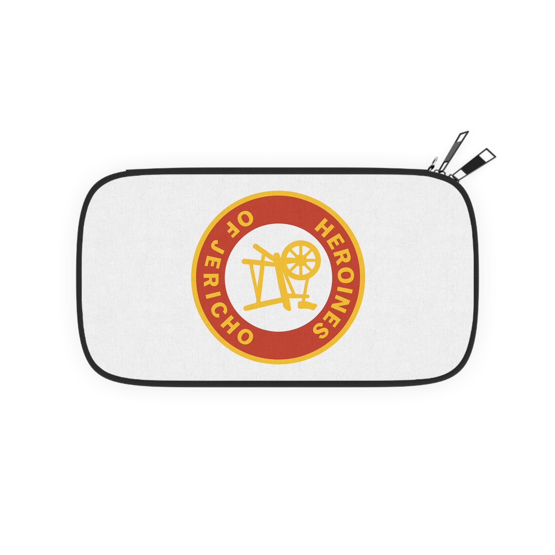 Heroines of Jericho Passport Wallet - Red & White With Shoulder & Wrist Strap - Bricks Masons