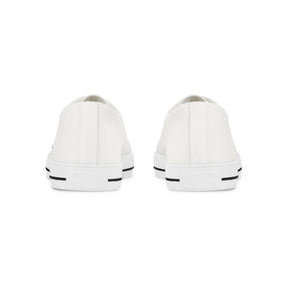 LOCOP Sneaker - Low Top Sneaker Black & White Purple Emblem - Bricks Masons