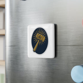 Master Mason Blue Lodge Magnet - Porcelain With Magnet - Bricks Masons