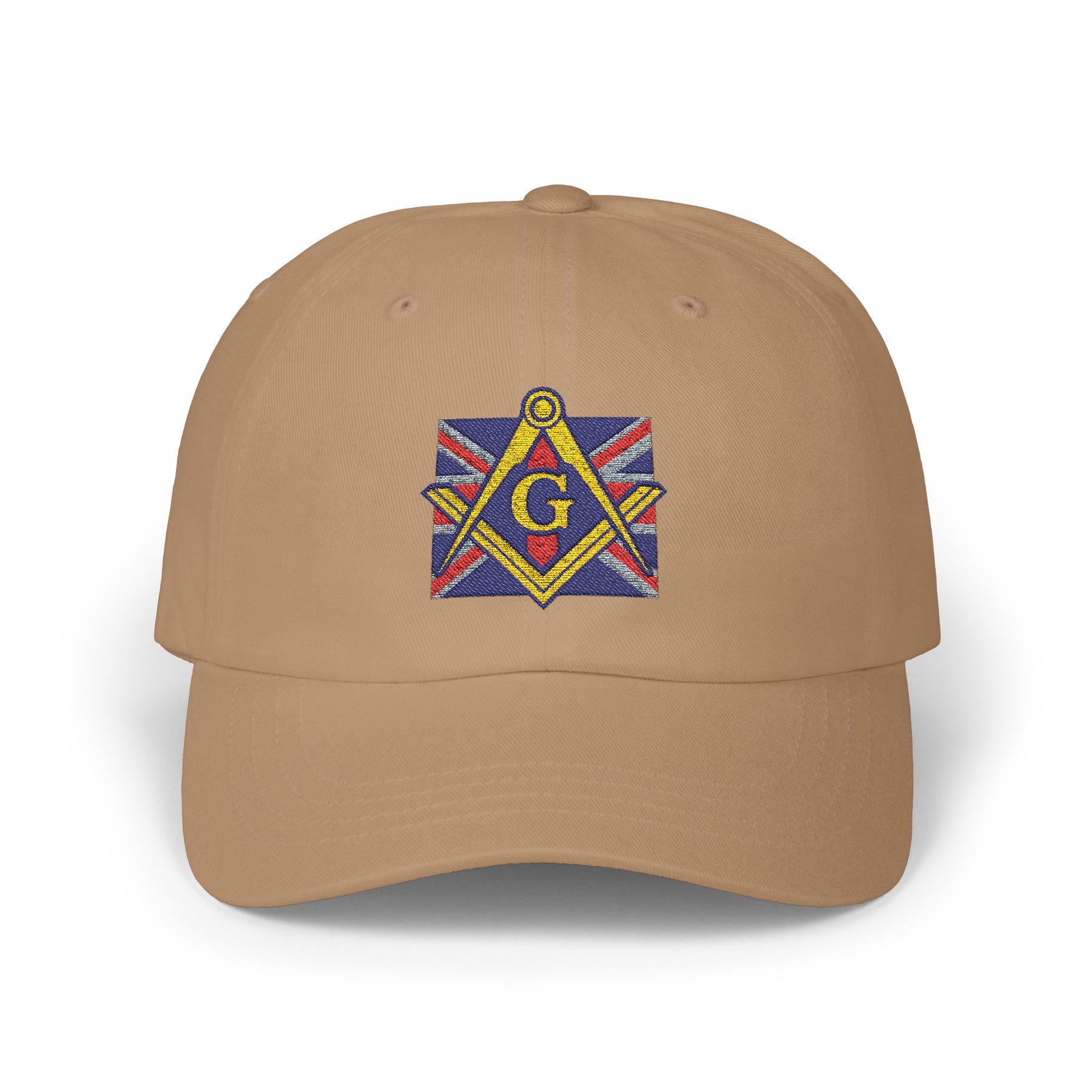 Master Mason Craft Baseball Cap - United Kingdom Mason Square & Compass G - Bricks Masons