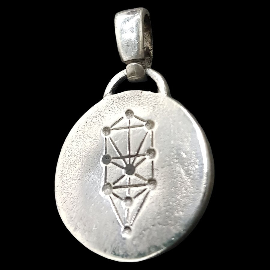 I said Kabbalah ELIMINATING HATE Yod Yod Resh Name of God 29 REIYEL in silver 2.5 Cm 9 Gr Art 1605 - Bricks Masons