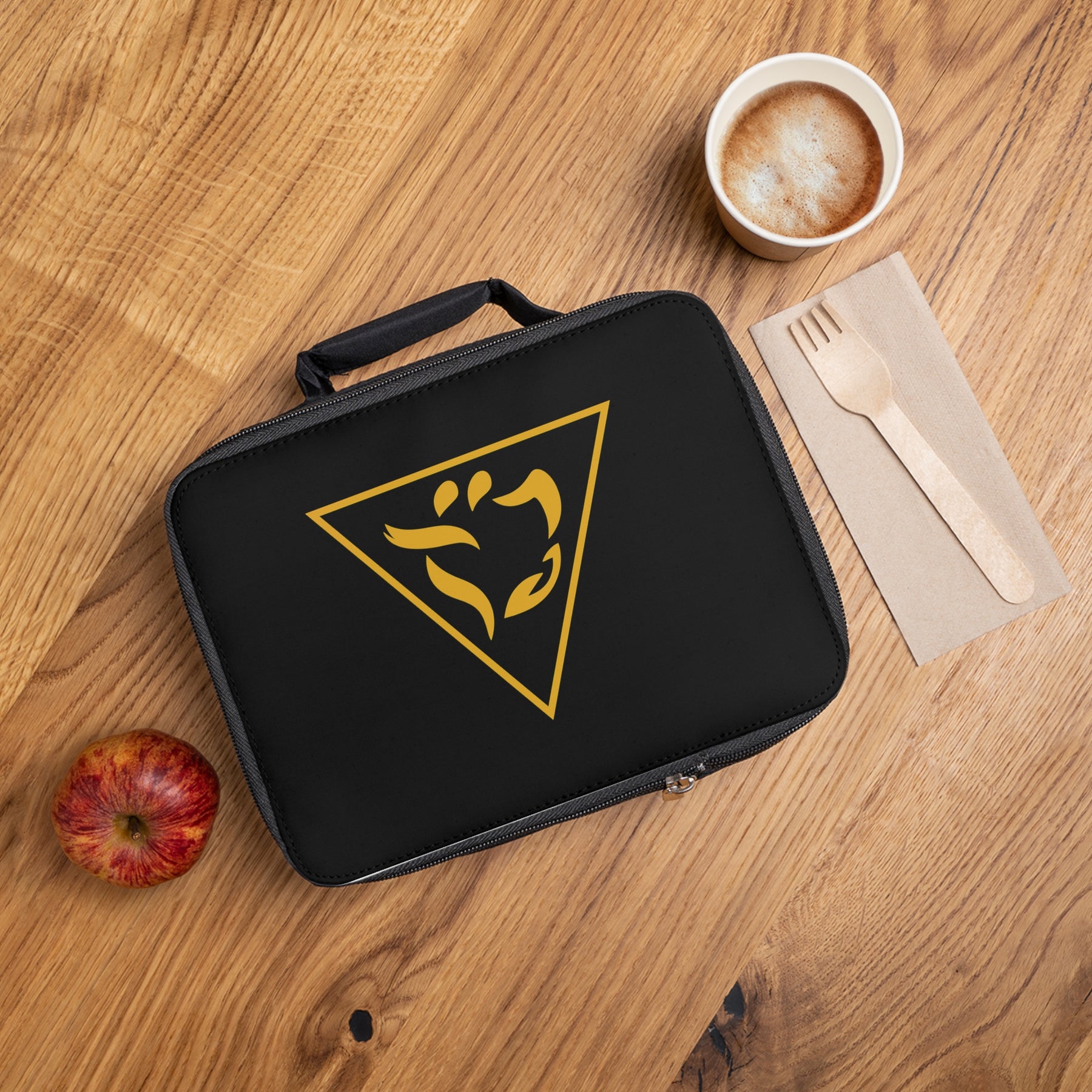 Grand Tiler of Solomon Lunch Bag - Black & Yellow Fully Insulated - Bricks Masons