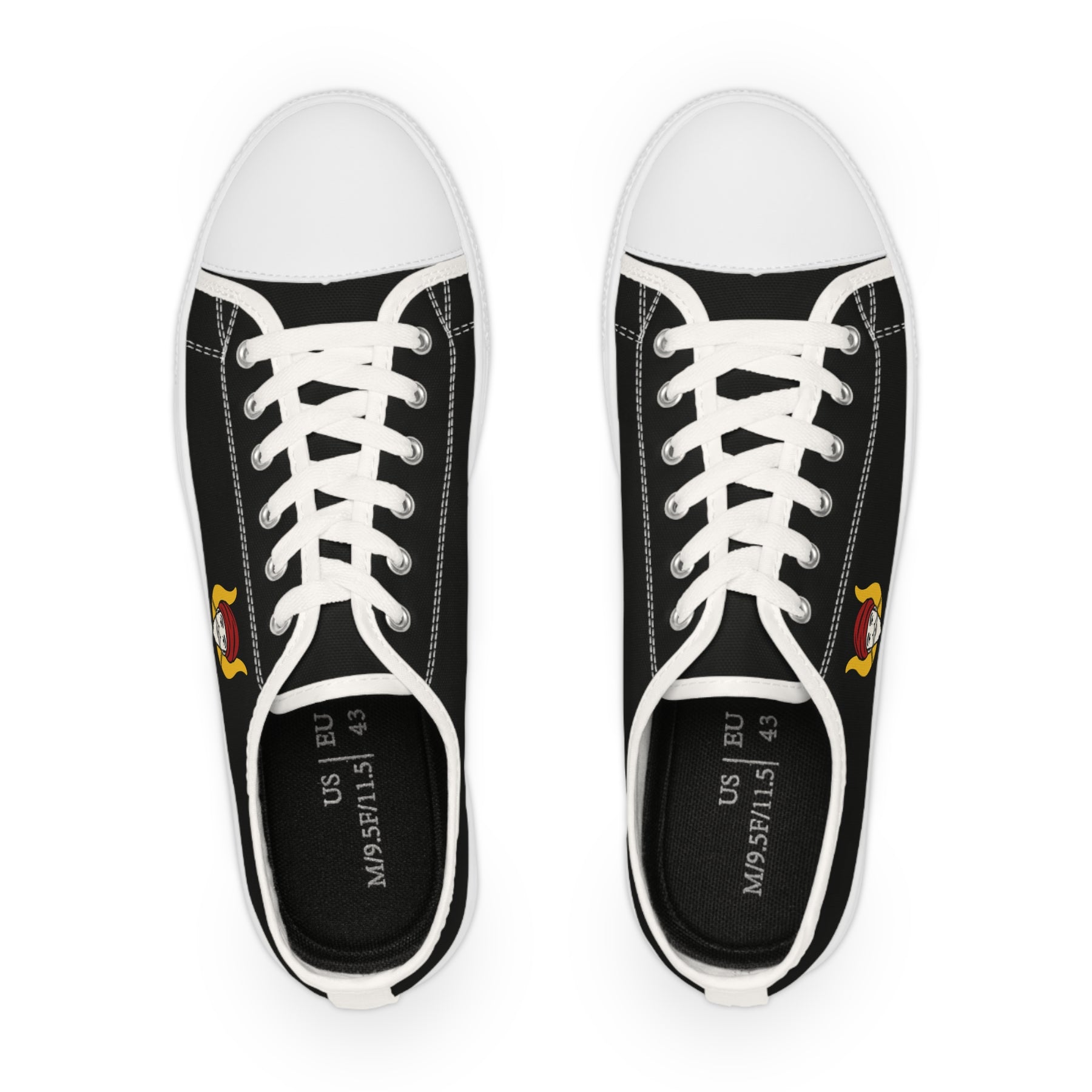 Grotto Sneaker - Low Top Sneaker Black & White - Bricks Masons