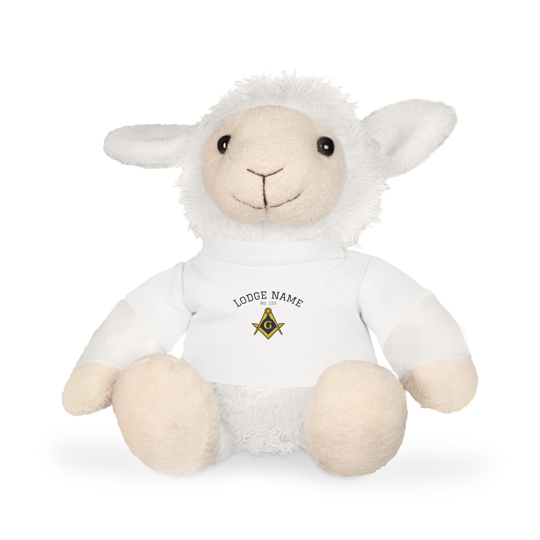 Master Mason Blue Lodge Teddy Bear - Personalizable 4 Plushies - Bricks Masons