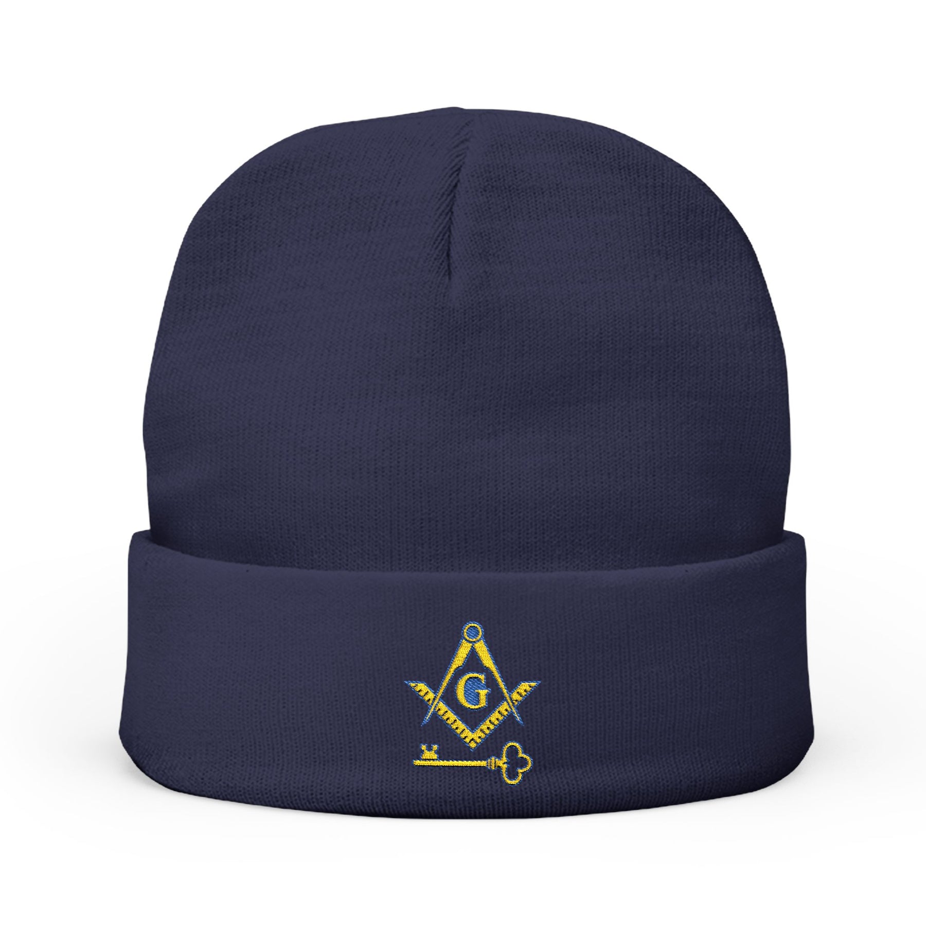 International Masons Beanie - Knit Embroidery Emblem - Bricks Masons