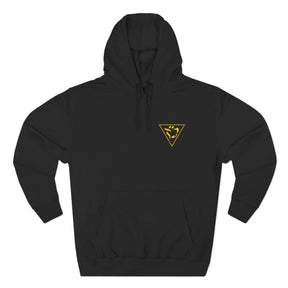 Grand Tiler of Solomon Hoodie - Three-Panel Fleece Front Embroidered Crest - Bricks Masons