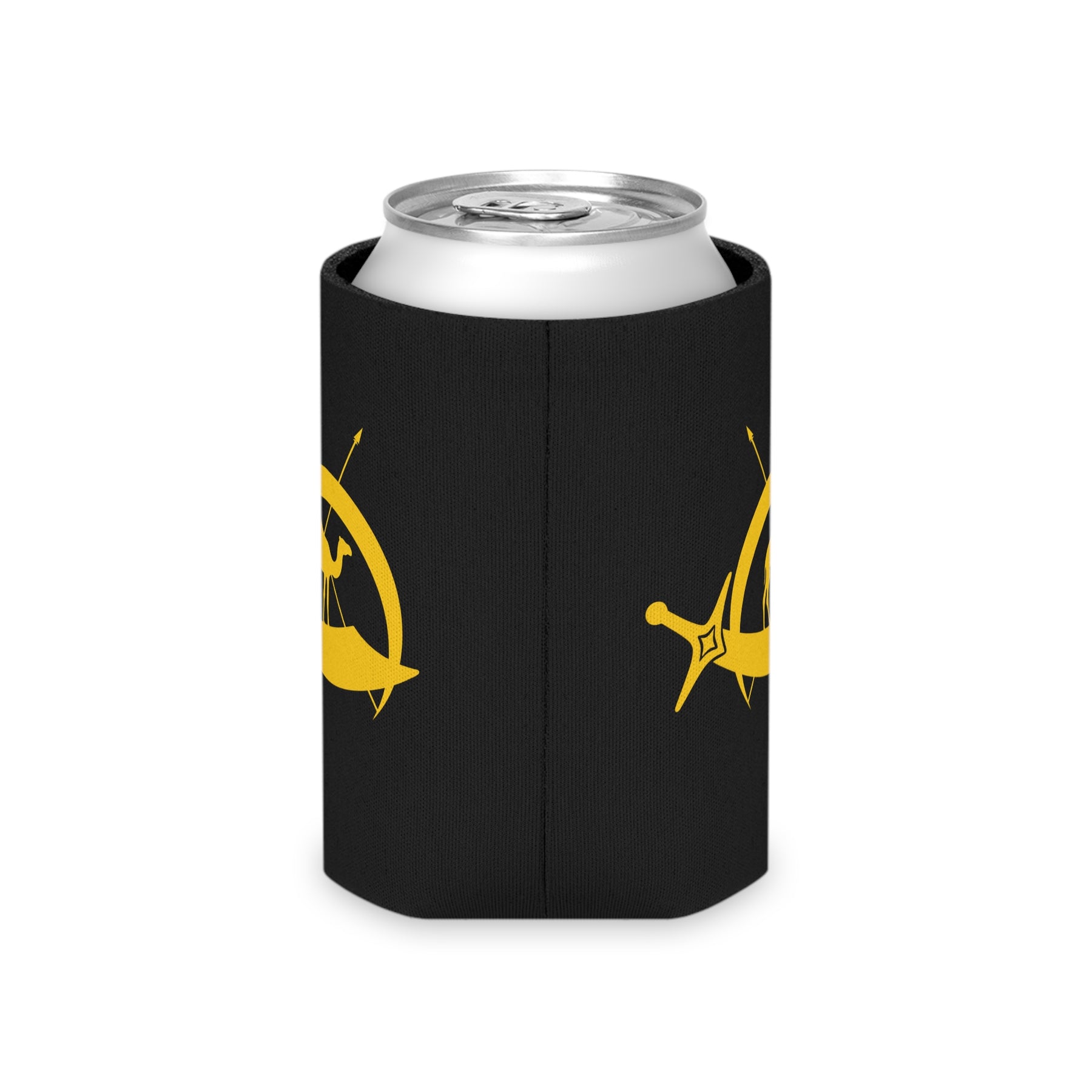 DOKO Can Cooler - Gold & Black With Polyester Exterior - Bricks Masons