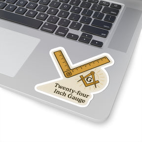 Master Mason Blue Lodge Sticker Decal - Kiss-Cut Colorful - Bricks Masons