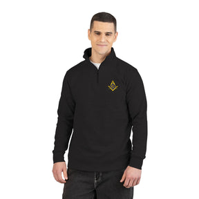 Master Mason Blue Lodge Sweatshirt - Square & Compass G Embroidery - Bricks Masons