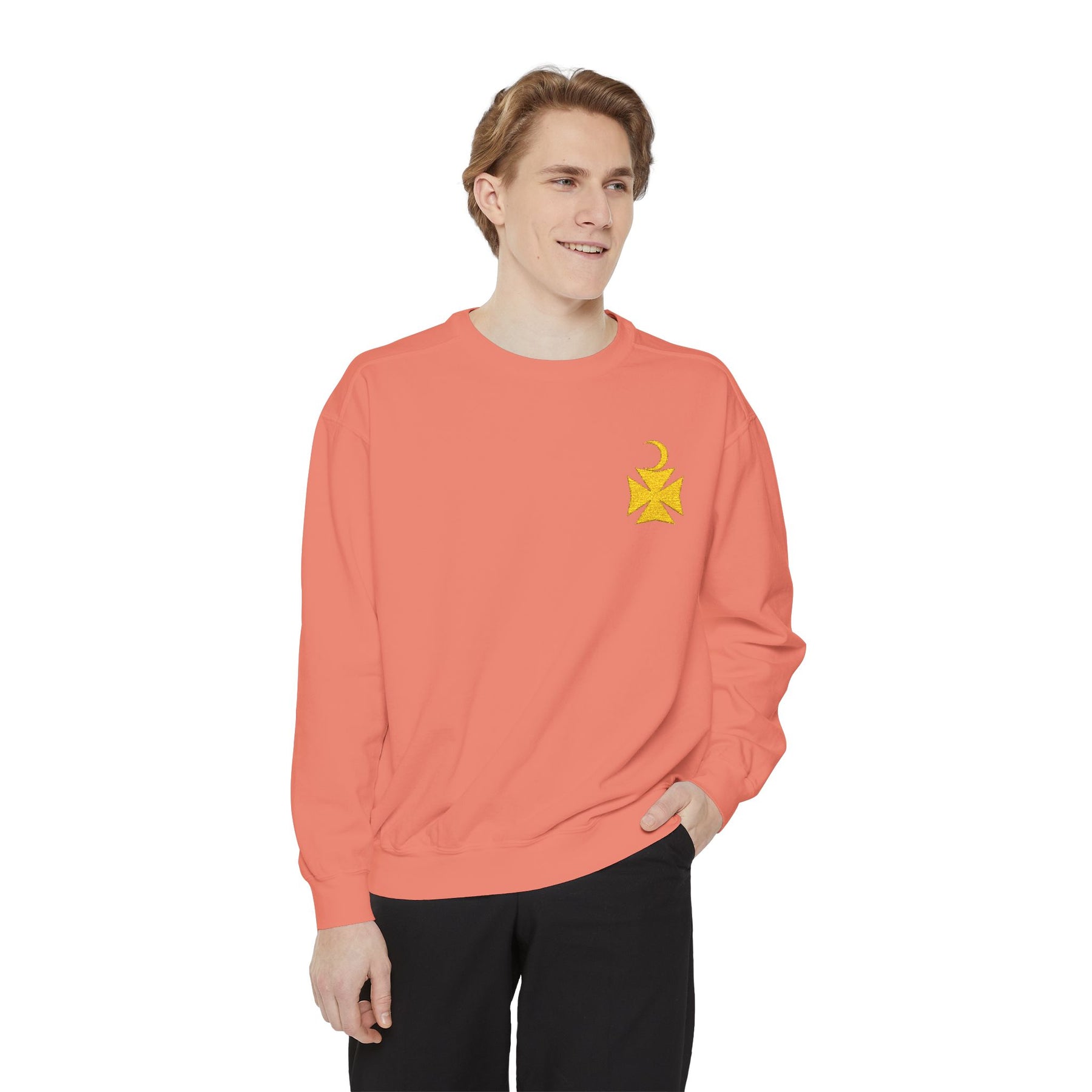 Knights of Constantinople Sweatshirt - Left Chest Embroidered Badge - Bricks Masons