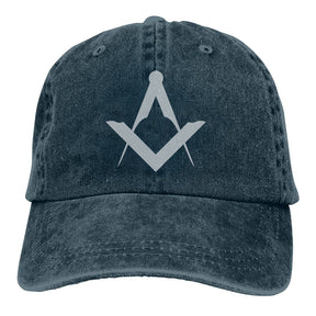 Master Mason Blue Lodge Baseball Cap - Various Colors - Bricks Masons