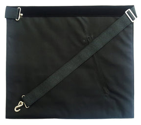 30th Degree Scottish Rite Apron - White & Black - Bricks Masons