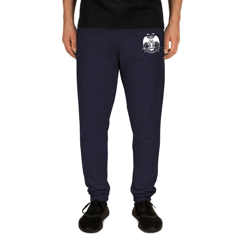 32nd Degree Scottish Rite Jogger - Wings Down Embroidery - Bricks Masons