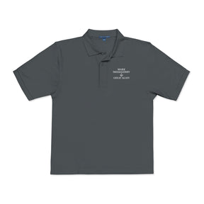 Master Mason Blue Lodge Polo Shirt - Embroidered Make Freemasonry Great Again - Bricks Masons