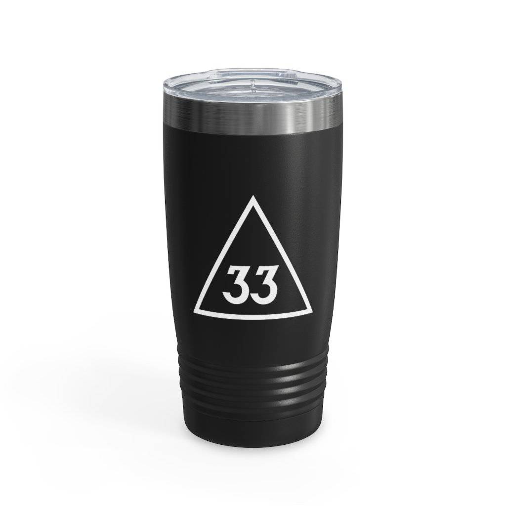 33rd Degree Scottish Rite Ringneck Tumbler - Various Colors - Bricks Masons