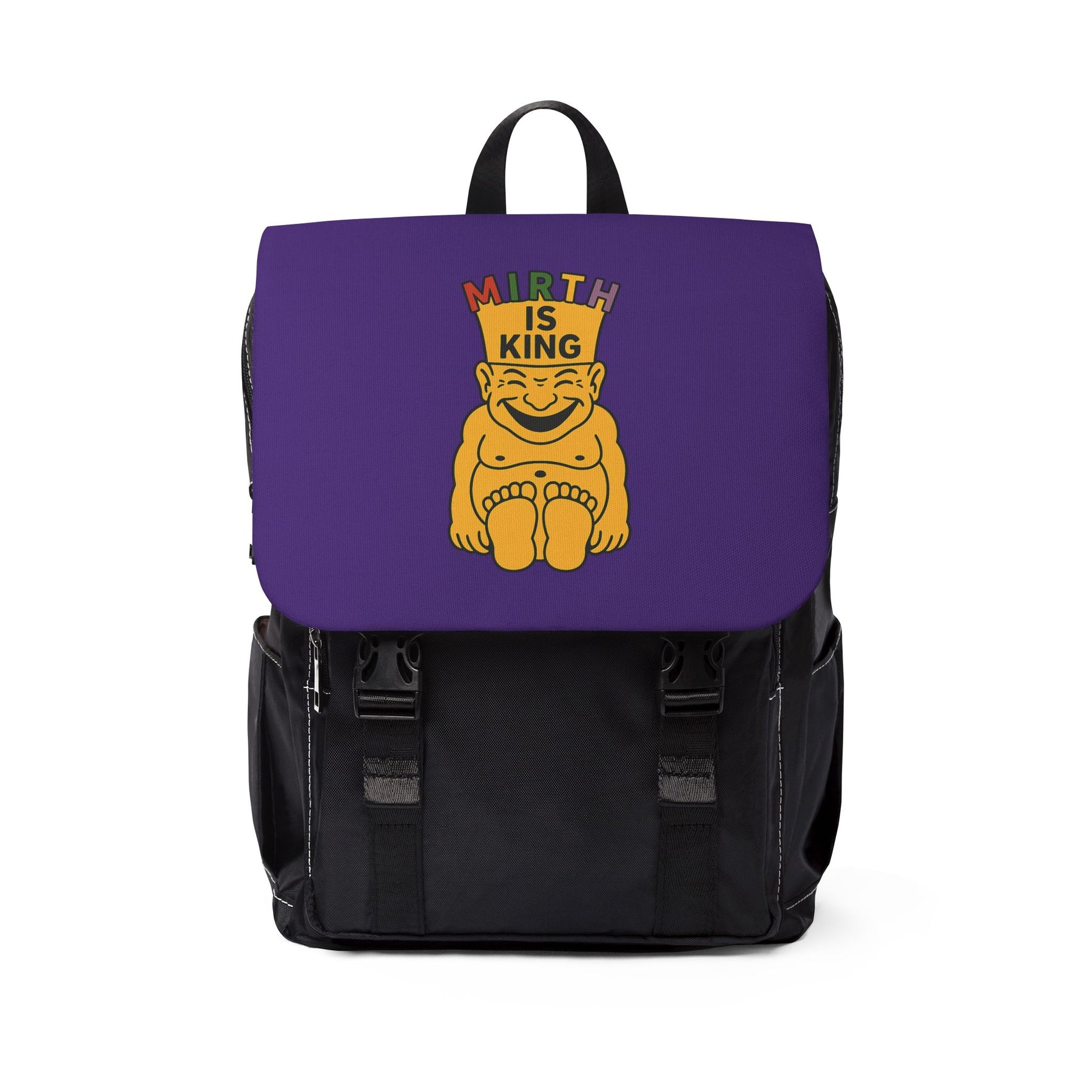 Royal Order of Jesters Backpack - Purple Mirth Is King - Bricks Masons