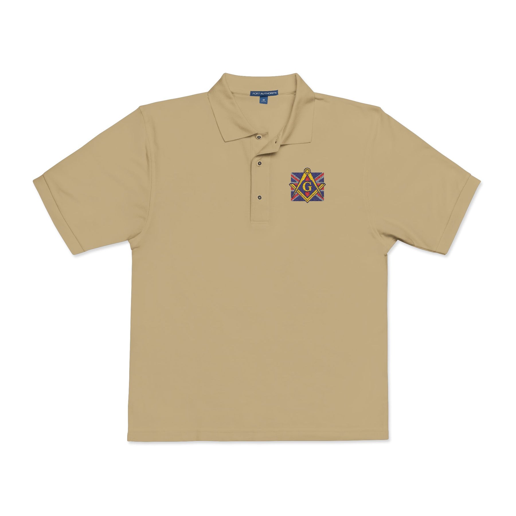 Master Mason Craft Polo Shirt - Embroidered S&C United Kingdom Mason - Bricks Masons