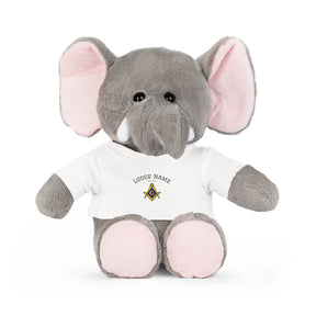 Master Mason Blue Lodge Teddy Bear - Personalizable 4 Plushies - Bricks Masons