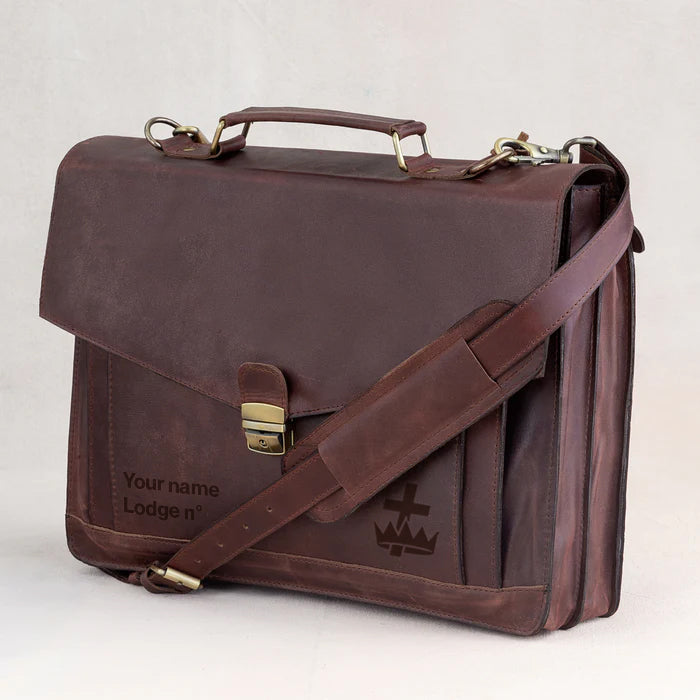 Knights Templar Briefcase - Various Sizes - Bricks Masons