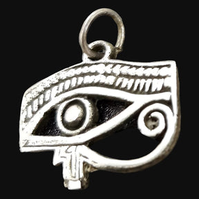 Egyptian Eye of Horus Pendant in Silver 2 cm 3 g Art 427 - Bricks Masons