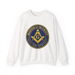Master Mason Blue Lodge Sweatshirt - Square & Compasses with G Master of The Craft