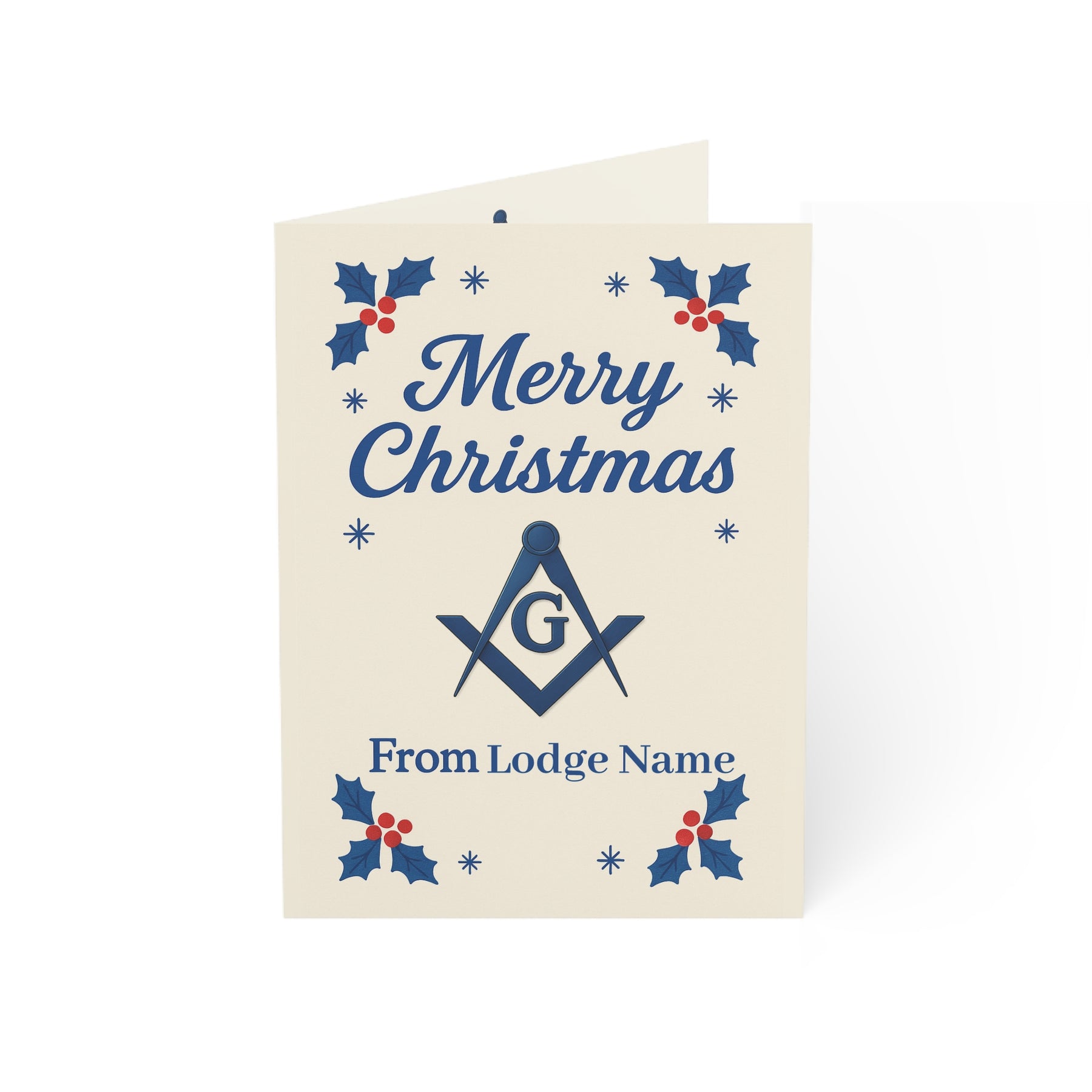 Master Mason Blue Lodge Greeting Card - (1, 10, 30, and 50pcs) - Bricks Masons
