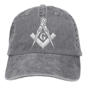 Master Mason Blue Lodge Baseball Cap - Various Colors - Bricks Masons