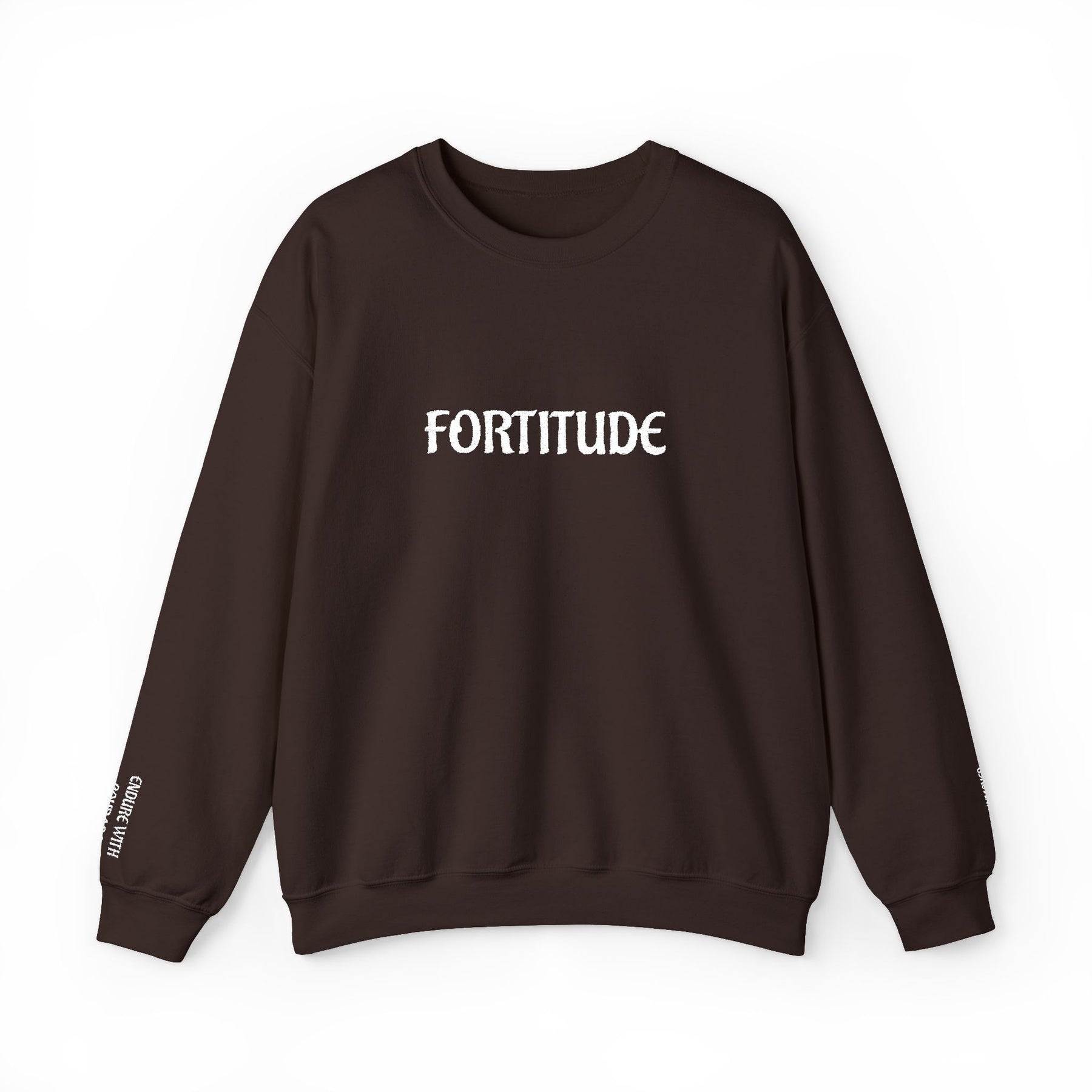 Master Mason Blue Lodge Sweatshirt - Fortitude Endure with Courage Square & Compass - Bricks Masons