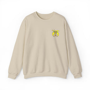 Shriners Sweatshirt - Crewneck Embroidered Front Detail - Bricks Masons