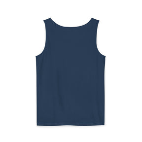 Master Mason Blue Lodge Tank Top - Personalizable Garment-Dyed Square & Compass G - Bricks Masons