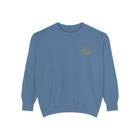 Master Mason Craft Sweatshirt - Embroidered United Kingdom Union Jack lines - Bricks Masons