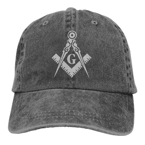 Master Mason Blue Lodge Baseball Cap - Various Colors - Bricks Masons