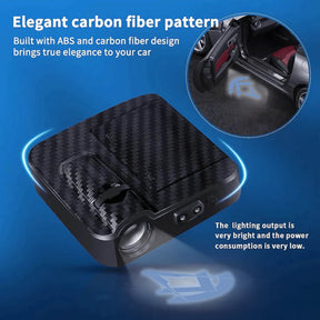 Past Master Blue Lodge Car Door Light Projector - Customizable Wireless LED - Bricks Masons