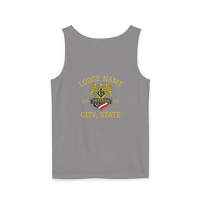 Master Mason Blue Lodge Tank Top - Personalizable Veteran Mason - Bricks Masons