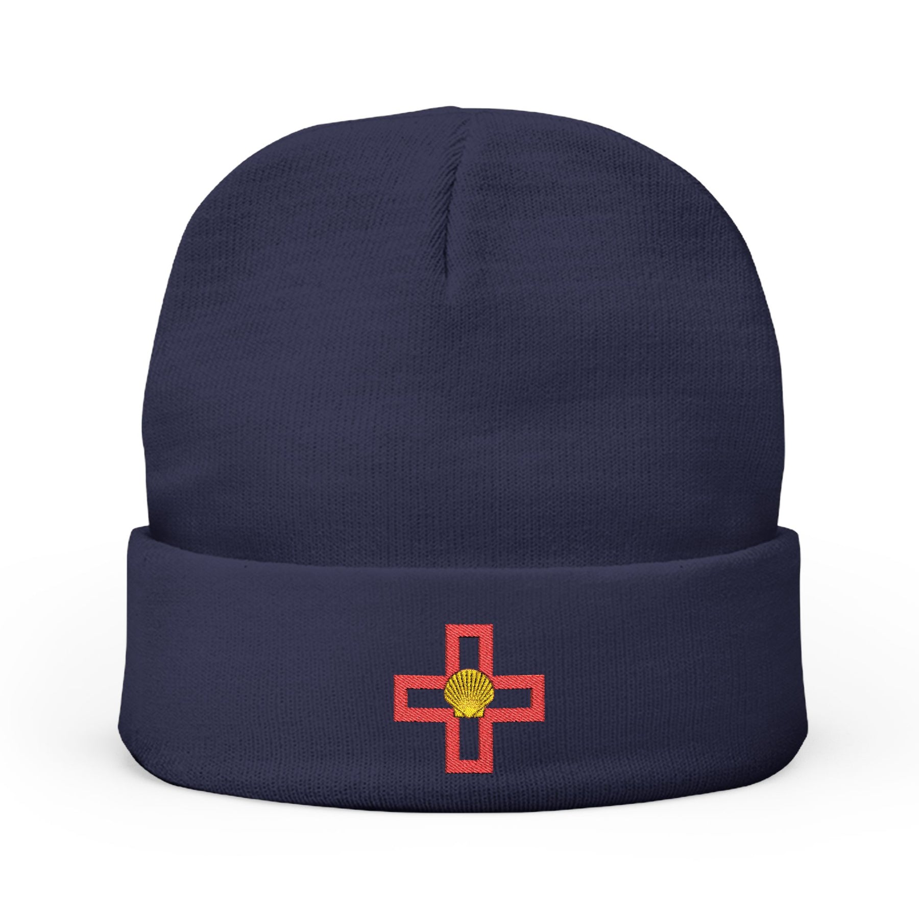St. Thomas of Acon Beanie - Knit Embroidery Emblem - Bricks Masons