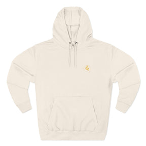 Master Mason Blue Lodge Australia Jurisdiction Hoodie - Embroidered Front Emblem - Bricks Masons