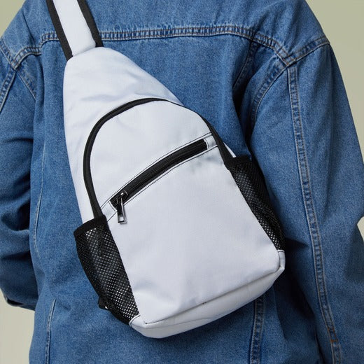 Master Mason Blue Lodge Australia Jurisdiction Crossbody Bag - Blue Nylon Fabric - Bricks Masons